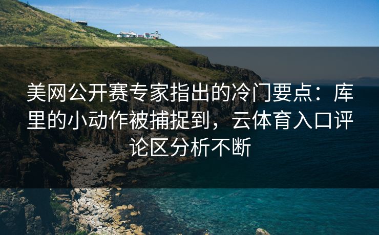 美网公开赛专家指出的冷门要点：库里的小动作被捕捉到，云体育入口评论区分析不断